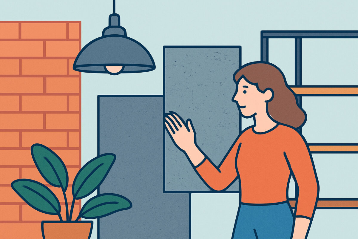 Teollinen tyyli sisustuksessa – materiaalit ja pinnat